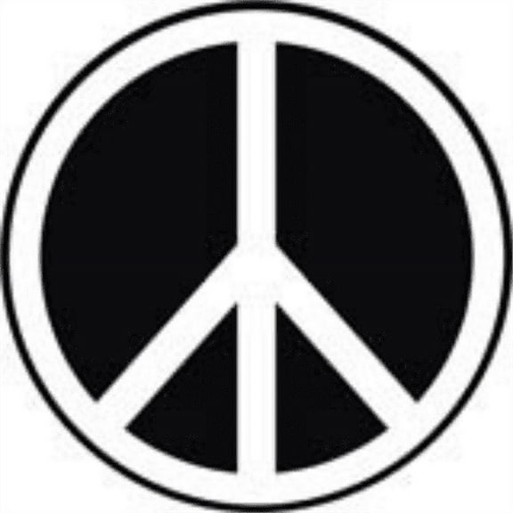 Peace Symbol - Sticker - 2 5/8" Round
