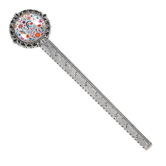 Peace Symbol Vintage Silver Lace-Edged Bookmark: a Gift for Readers and Book Lovers