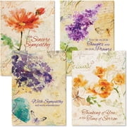 Current Peace Sympathy Greeting Cards - Set of 8, 5" x 7"