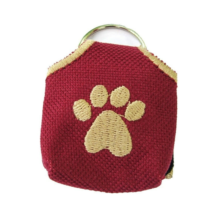 Peace Tag Burgundy Dog Tag Silencer