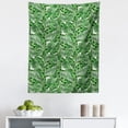 thumbnail image 1 of Peace Tapestry, Tropical Plants Background Feng Shui Style Refreshing Arrangement Nature Pattern, Fabric Wall Hanging Decor for Bedroom Living Room Dorm, 5 Sizes, Hunter Green, by Ambesonne, 1 of 1