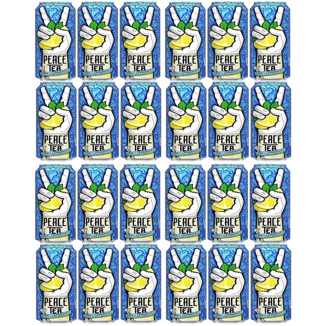 Peace Tea Caddy Shack Lemon Flavored Tea 12 Fl Oz Pack of 24