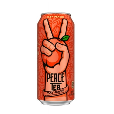 Peace Tea Just Peachy Can, 16 fl oz - 12 Pack