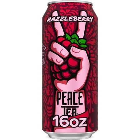 Peace Tea Razzleberry Canned Iced Tea, 16 fl oz