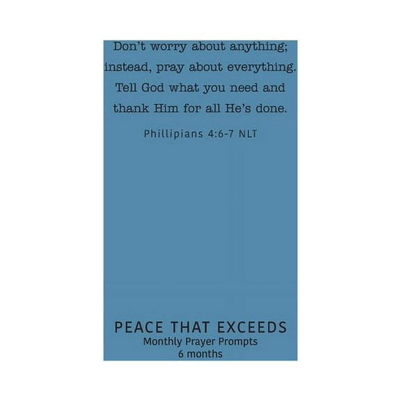 Peace That Exceeds: Monthly Prayer Prompts, (Paperback)