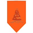 thumbnail image 1 of Peace Tree Rhinestone Bandana Orange Large, 1 of 1