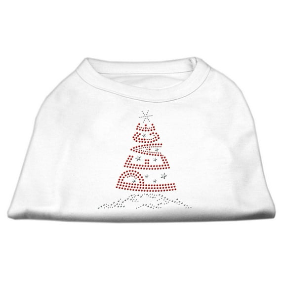 Christmas Pet Dog Cat Shirt Rhinestone, "Peace Tree"