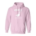 thumbnail image 1 of Peace Was Never An Option Adult Hooded Sweatshirt, 1 of 3
