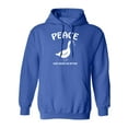 thumbnail image 1 of Peace Was Never An Option Adult Hooded Sweatshirt, 1 of 3