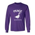 thumbnail image 1 of Peace Was Never An Option Adult Long Sleeve T-shirt, 1 of 3