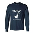 thumbnail image 1 of Peace Was Never An Option Adult Long Sleeve T-shirt, 1 of 3