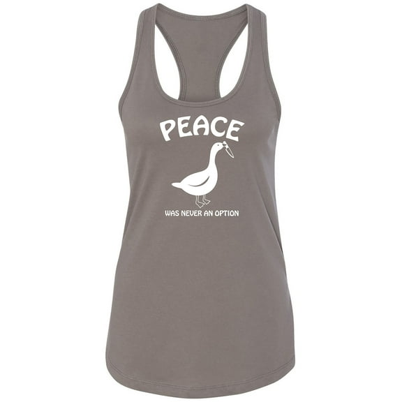 Peace Was Never An Option Racerback Tank