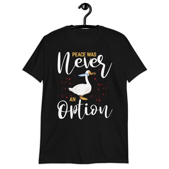 Peace Was Never An Option Shirt Funny Clothes With Peace