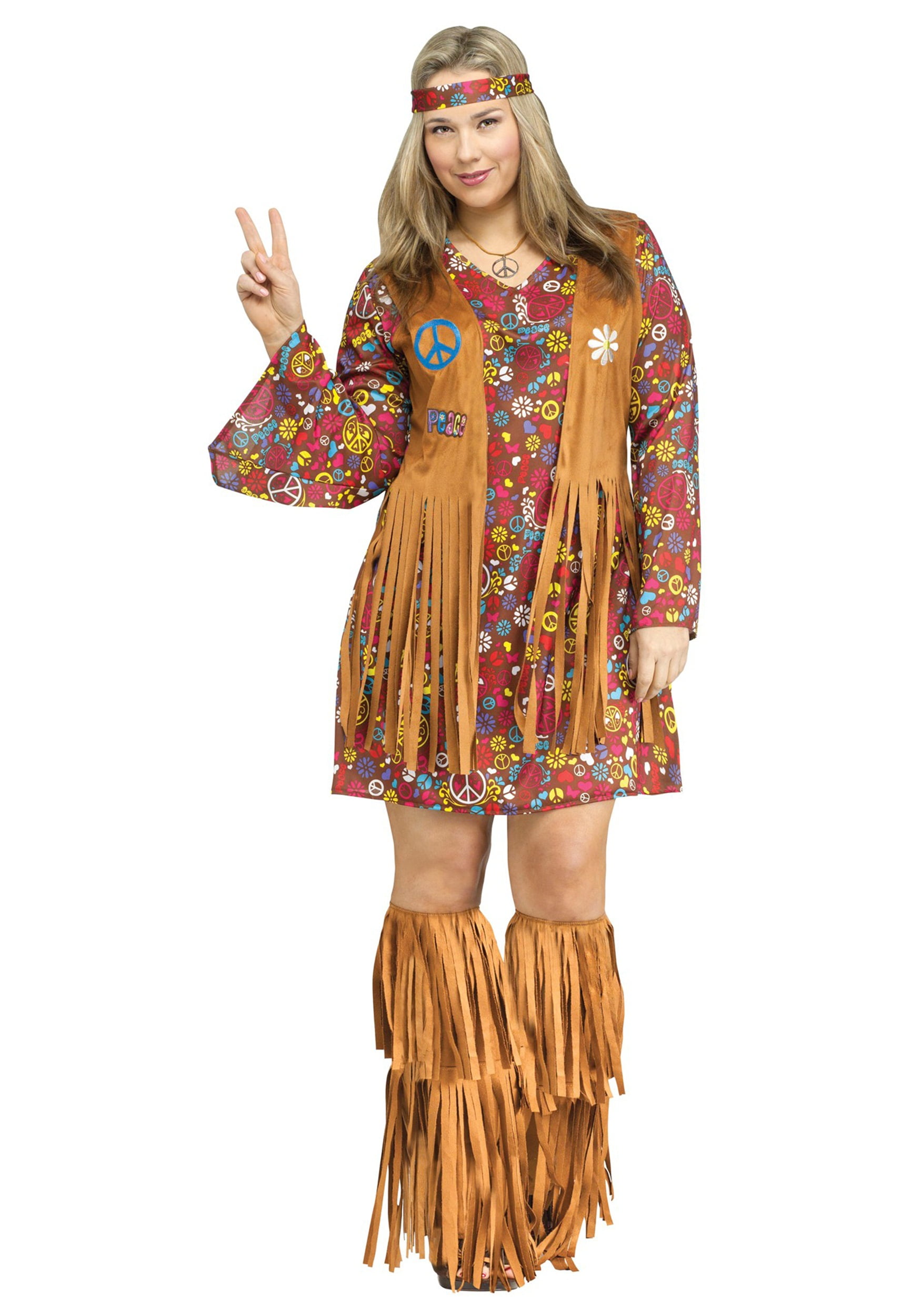Adult Women's Hippie Princess  Costume