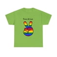 thumbnail image 1 of Peace and Love Pride Unisex Tee-Shirt, 1 of 5