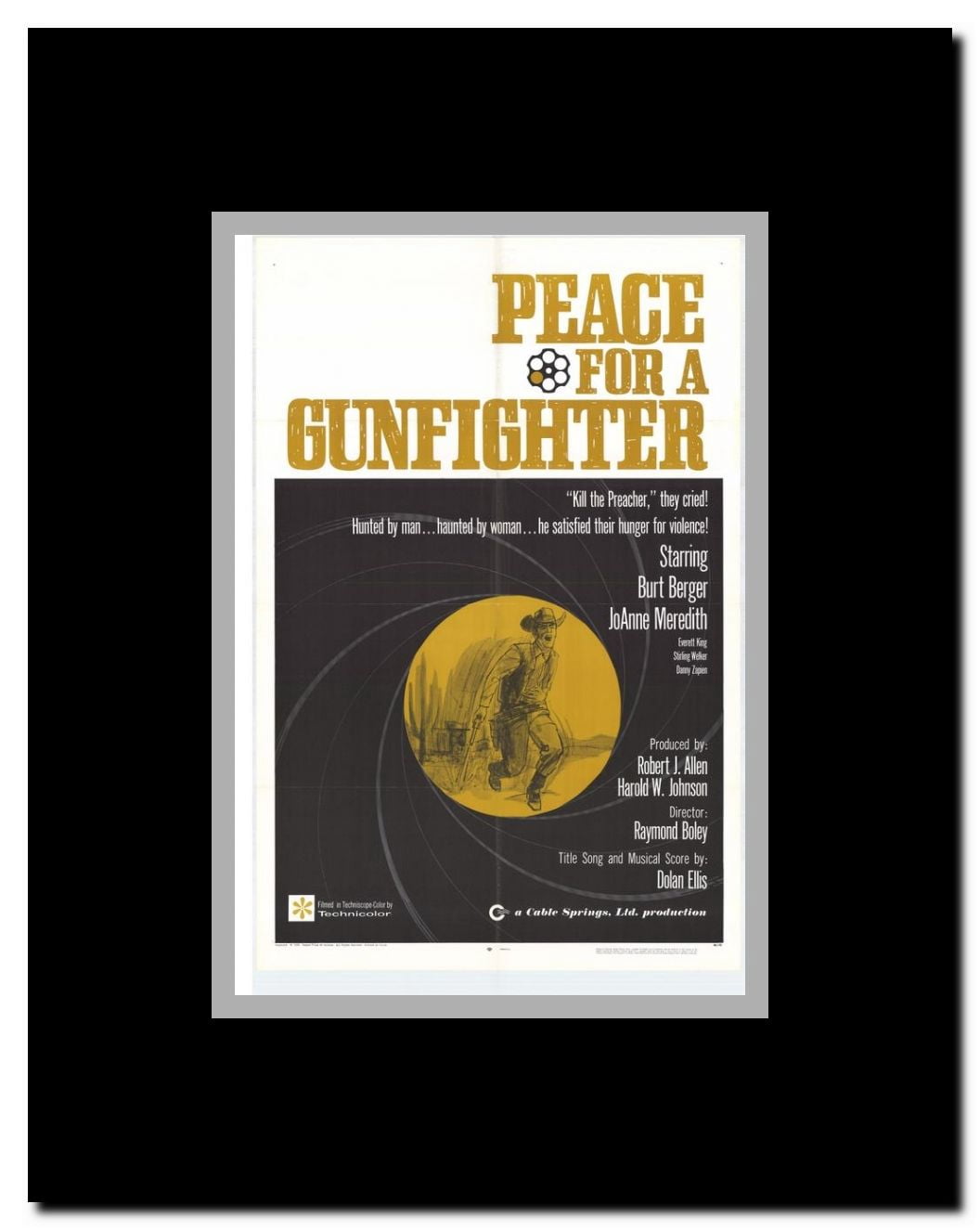 Peace for a Gunfighter Framed Movie Poster