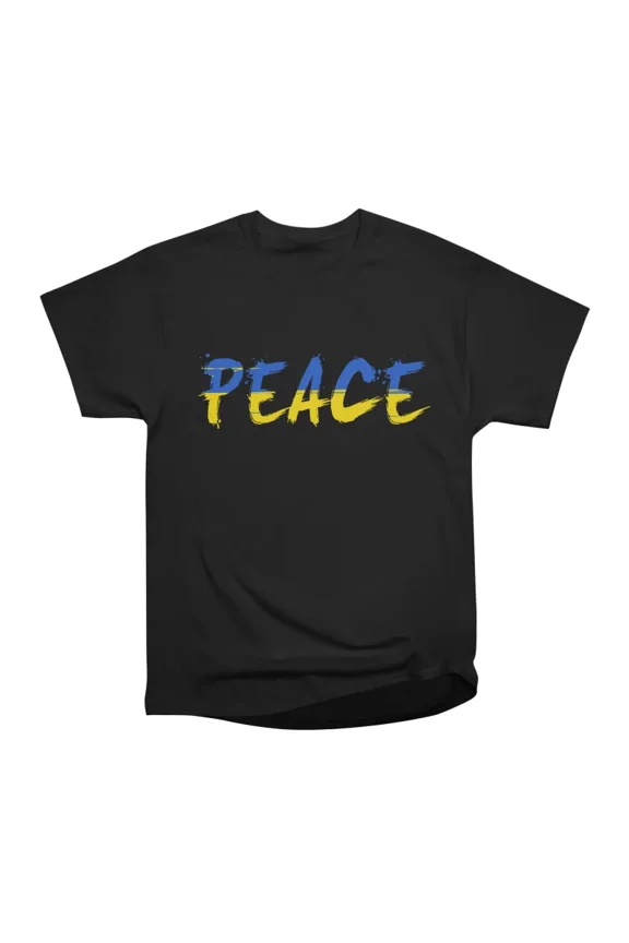 Peace in Ukraine T-Shirt Tee Gift For Him Merch For Her Apparel For Friend