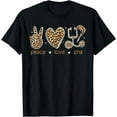 thumbnail image 1 of Peace love CNA Nurse life leopard Print Nurses Week CNA Week T-Shirt, 1 of 3