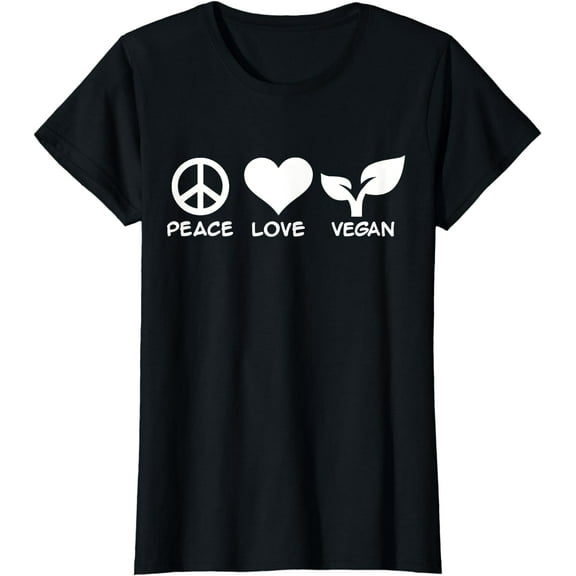 Peace love vegan T-Shirt