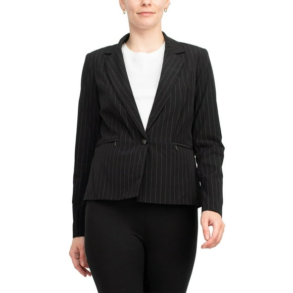 Peace of Cloth Nylon Black Blazer