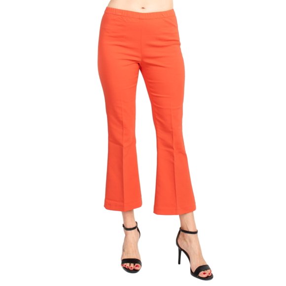 Peace of Cloth Regan Crop Flare Stretch Cotton Pant