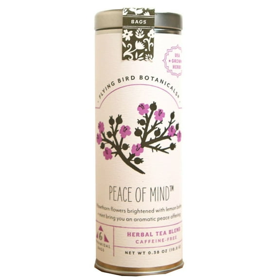 Peace of Mind - 6 Tea Bag Tin - Herbal Blend