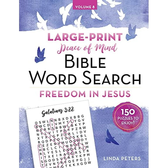 Pre-Owned Peace of Mind Bible Word Search Freedom in Jesus Paperback