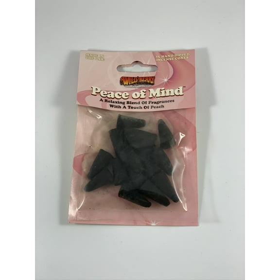 Peace of Mind Incense Cones by Wild Berry