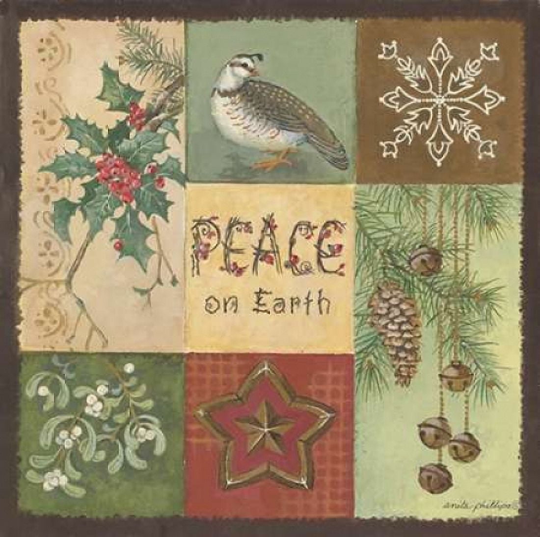 Peace on Earth Canvas Art - Anita Phillips (24 x 24)