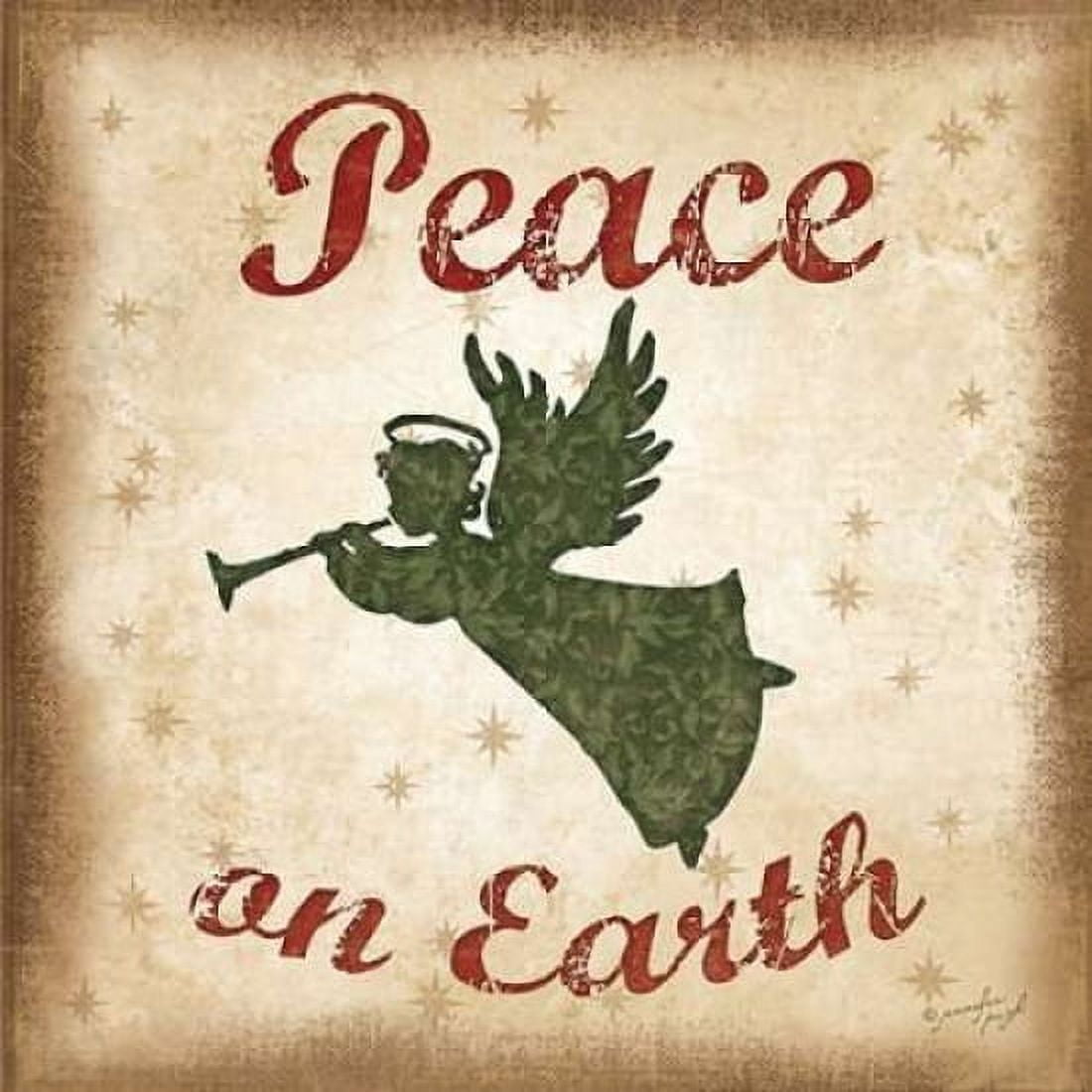 Peace on Earth Canvas Art - Jennifer Pugh (24 x 24)