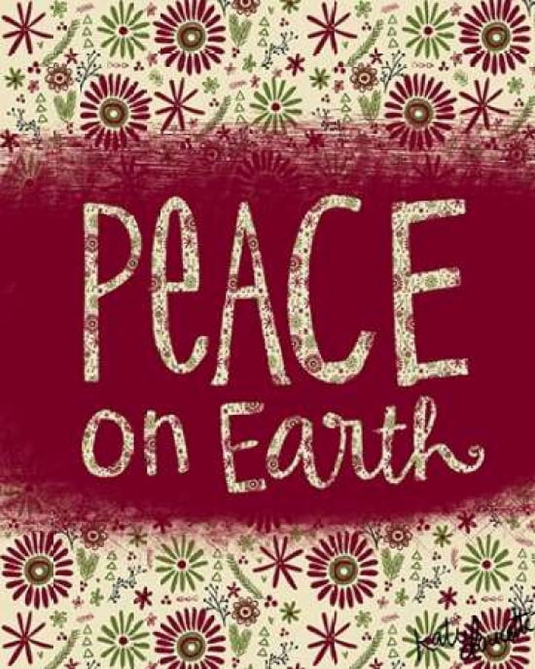 Peace on Earth Canvas Art - Katie Doucette (24 x 30)
