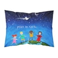 thumbnail image 1 of Peace on Earth Fabric Standard Pillowcase, 1 of 2