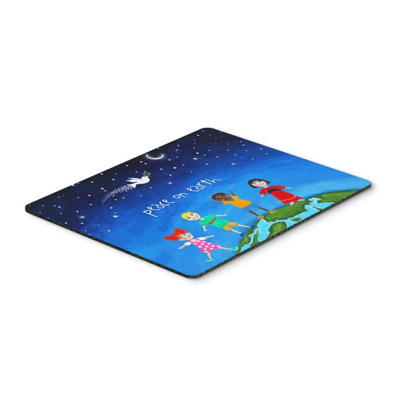 "Peace on Earth Mouse Pad Hot Pad or Trivet"