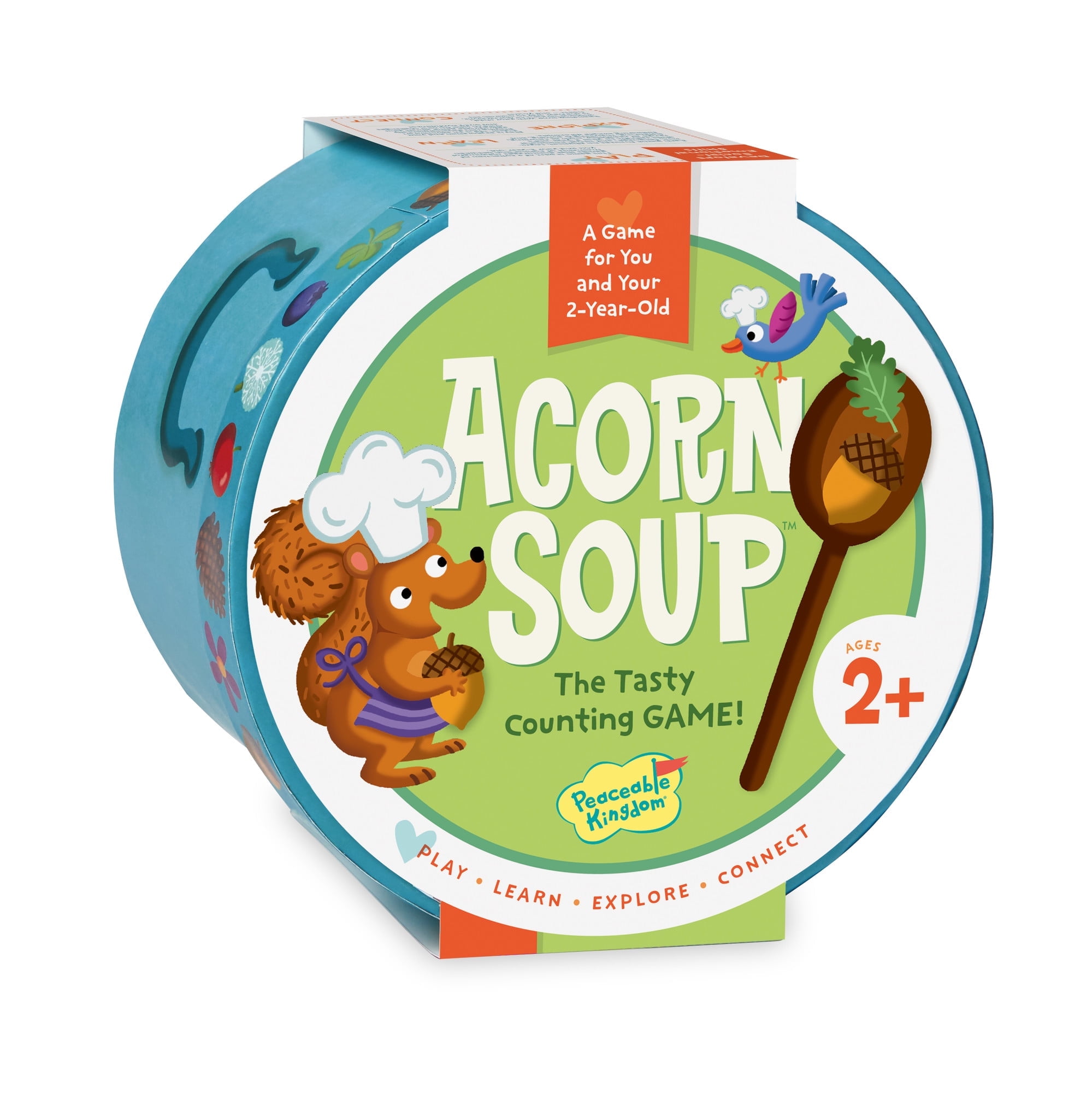 MINDWARE Peaceable Kingdom Acorn Soup MMF7- Game for You and Your 2 + Year Old - Fun Toddler Games Ages 2-4 That Teach Numbers and Counting Skills