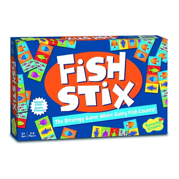 Peaceable Kingdom Fish Stix Matching Game for ages 6 & up - Games - 2-4 players