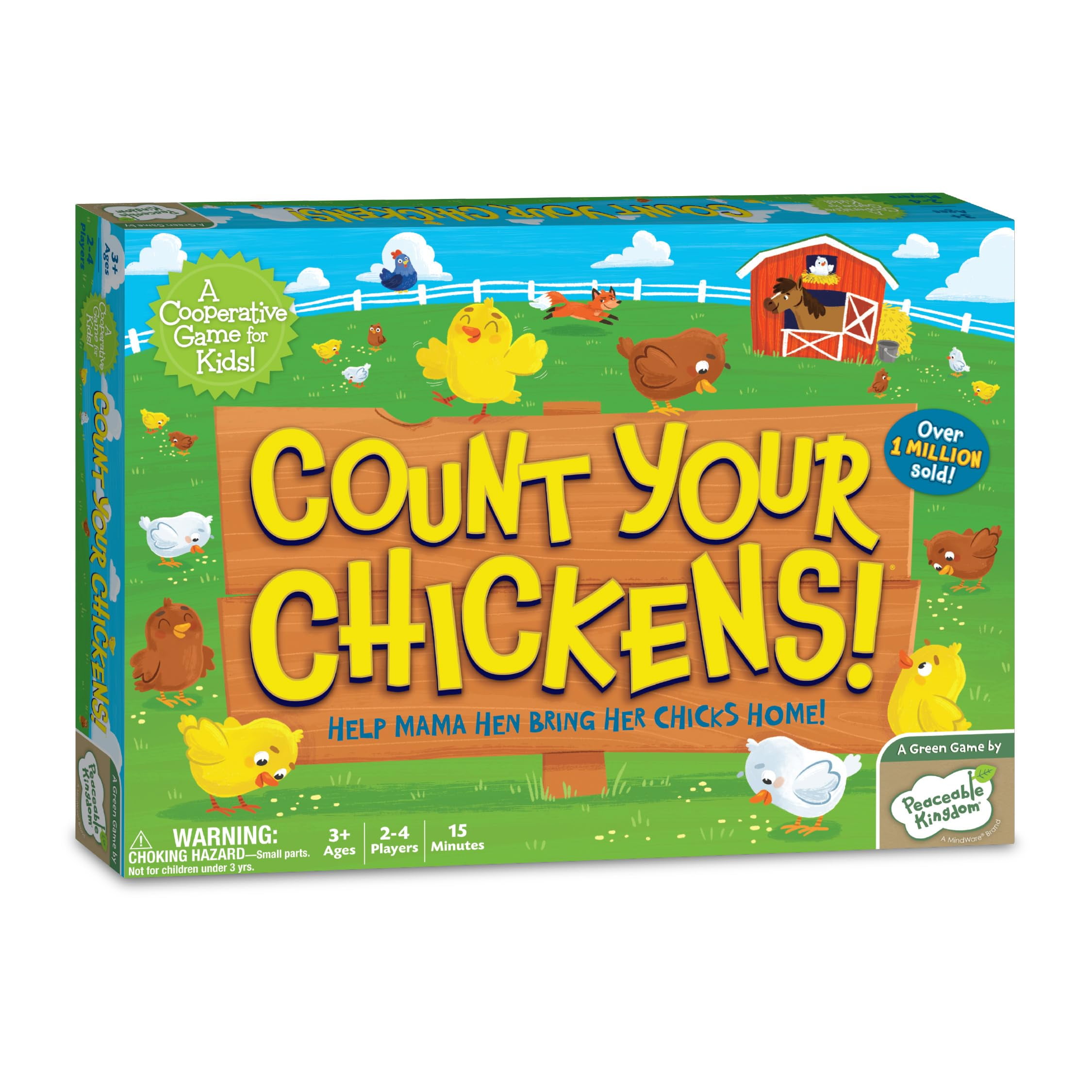 Peaceable Kingdom Count Your STF9 Chickens Award Winning Cooperative