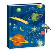 Peaceable Kingdom Deep Space Glow-In-The Dark Diary - Ages 5+