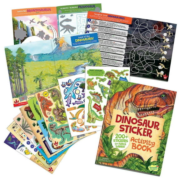 Peaceable Kingdom Dinosaur Sticker Activity Book