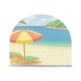 thumbnail image 1 of Peaceful Beach Pattern Design Thick U Shape Acrylic Napkin Holder Non Slip Space Saving for Kitchen, 1 of 9