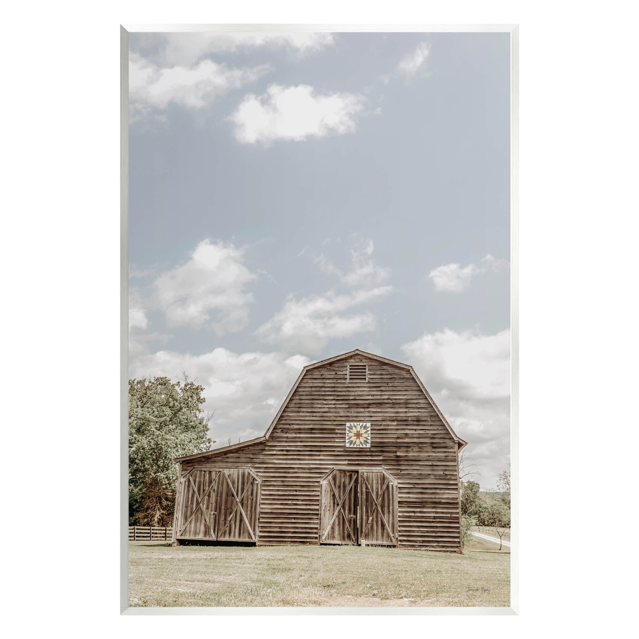 Peaceful Country Barn Farmland Landscape Photograph Unframed Art Print Wall Art