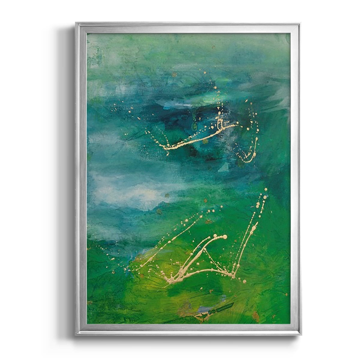 Peaceful Diptych I Premium Framed Print, in Gold, Black, or Silver - Ready to Hang