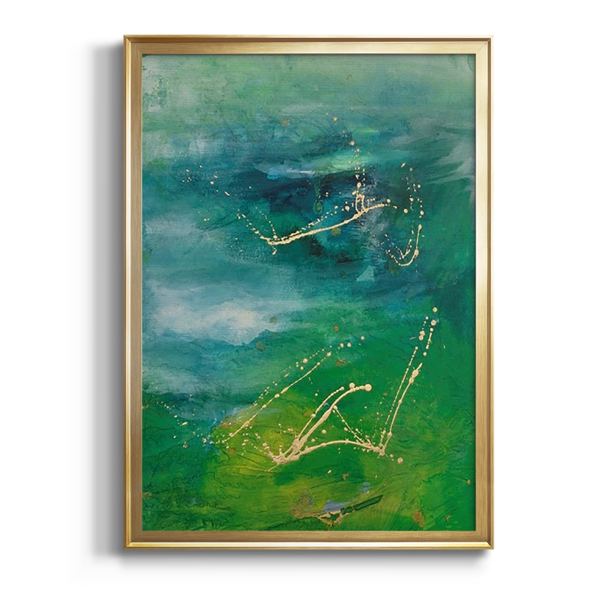 Peaceful Diptych I Premium Framed Print, in Gold, Black, or Silver - Ready to Hang