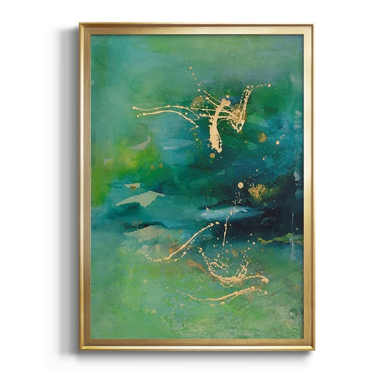 Peaceful Diptych II Premium Framed Print, in Gold, Black, or Silver - Ready to Hang