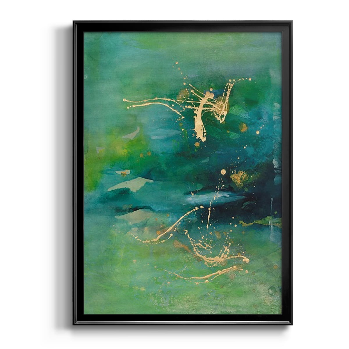Peaceful Diptych II Premium Framed Print, in Gold, Black, or Silver - Ready to Hang