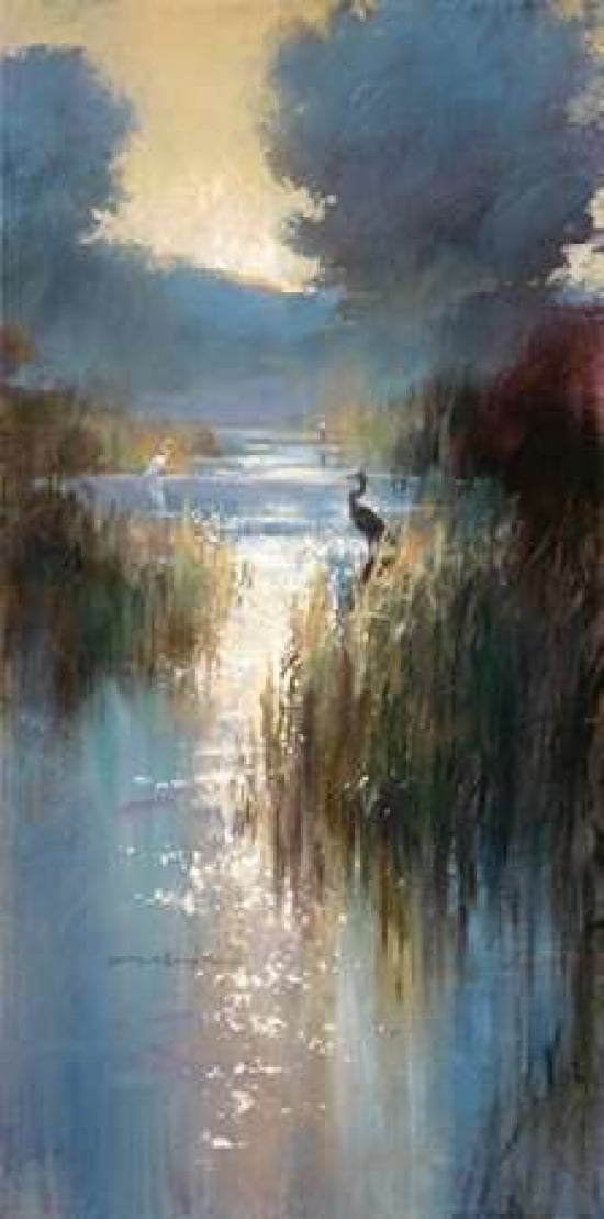 Peaceful Everglades 2 Canvas Art - Brent Heighton (24 x 48)