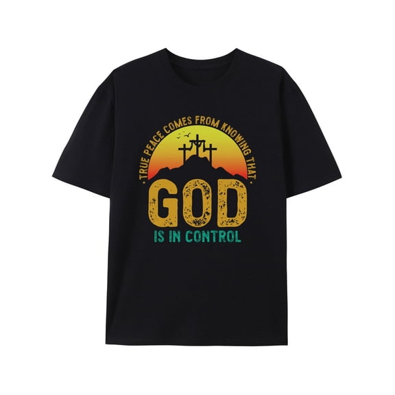 Peaceful Faith: God Is in Control Graphic Tee