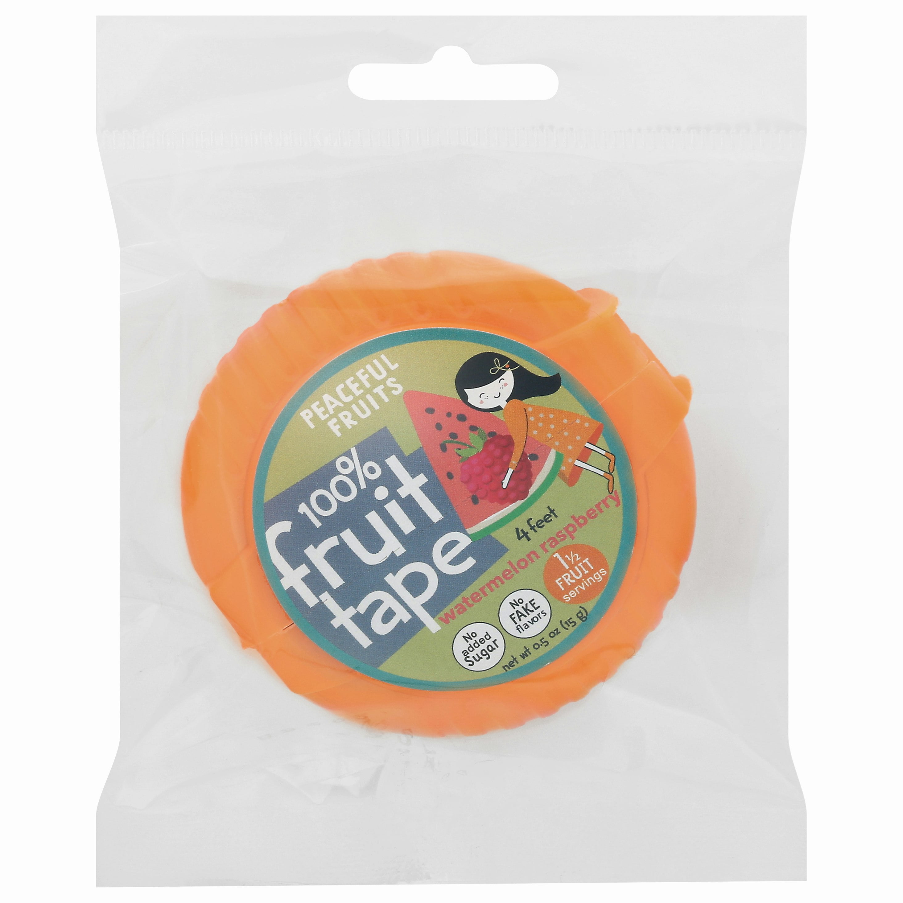 Peaceful Fruits Fruit Tape Watermelon Raspberry 0.67 oz (Pack of 12)