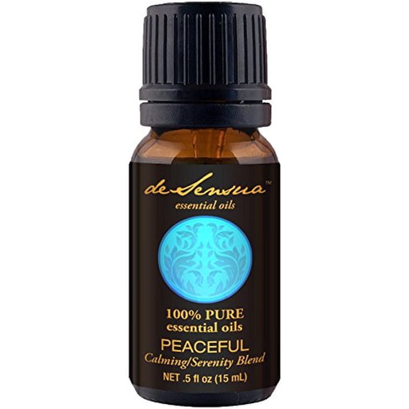 Peaceful Oil - Calming/Serenity Blend, 100% Pure Essential Oils - Tangerine, Ylang Ylang, Bergamot, Orange, Blue Tansy, Lemon, and Patchouli (15 mL)