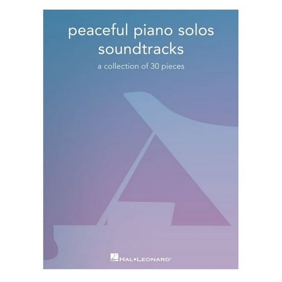 Peaceful Piano Solos Songbook: Soundtracks - A Collection of 30 Pieces Arranged for Piano Solo, (Paperback)
