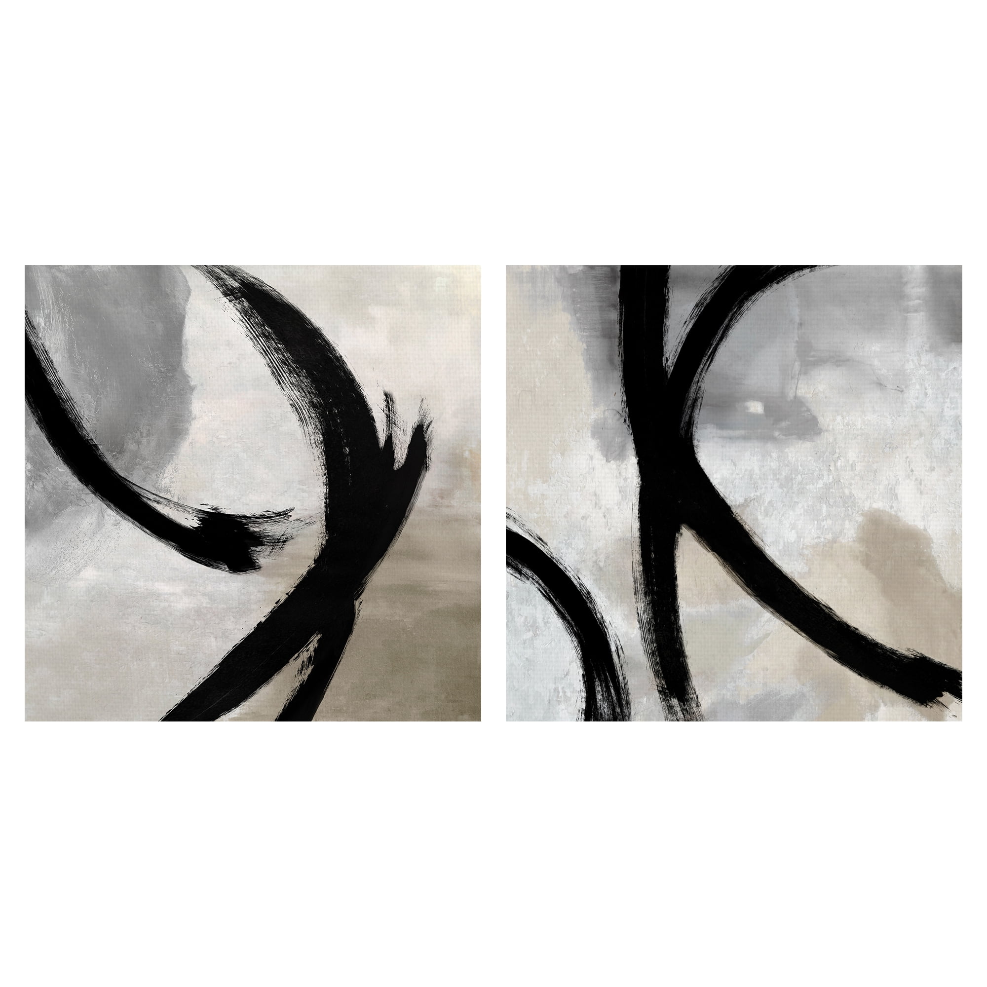 Peaceful Poetry Hush & Peaceful Poetry Lull by Mark Chandon Set of Canvas Art Prints